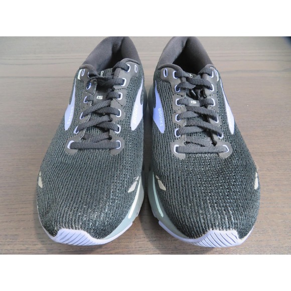 Brooks Ghost 15 Road Running Shoes Womens Size 8.5 Black Purple Neutral Cushion - Picture 3 of 11